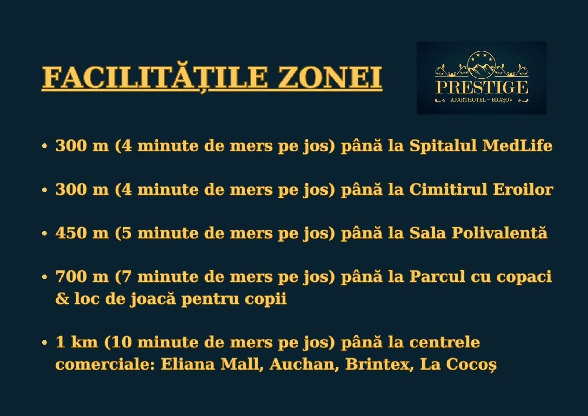 Prestige Aparthotel Braşov Extérieur photo